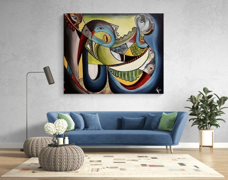 Dance of the soul, Painting Mitic Tatjana Artico
