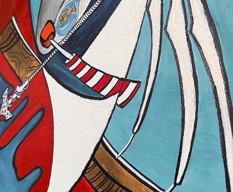 Wind in back, Painting Mitic Tatjana Artico