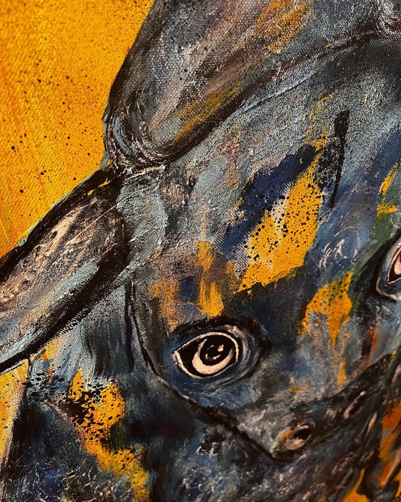 Bull, Painting Mitic Tatjana Artico