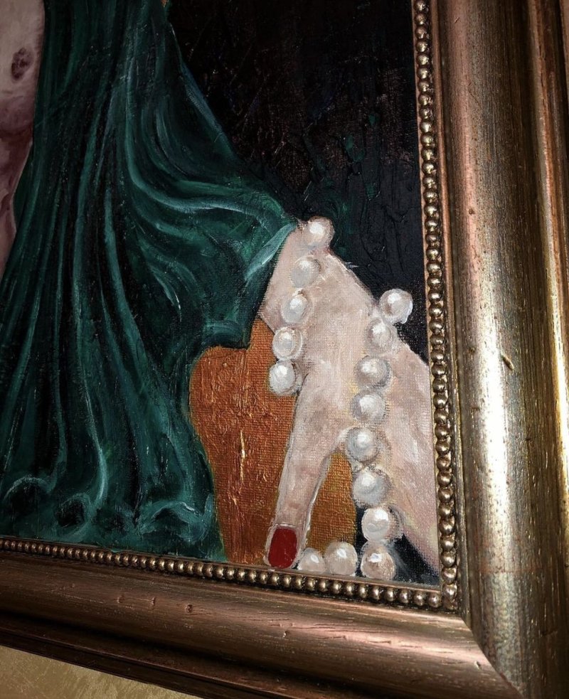 Woman, Painting Mitic Tatjana Artico