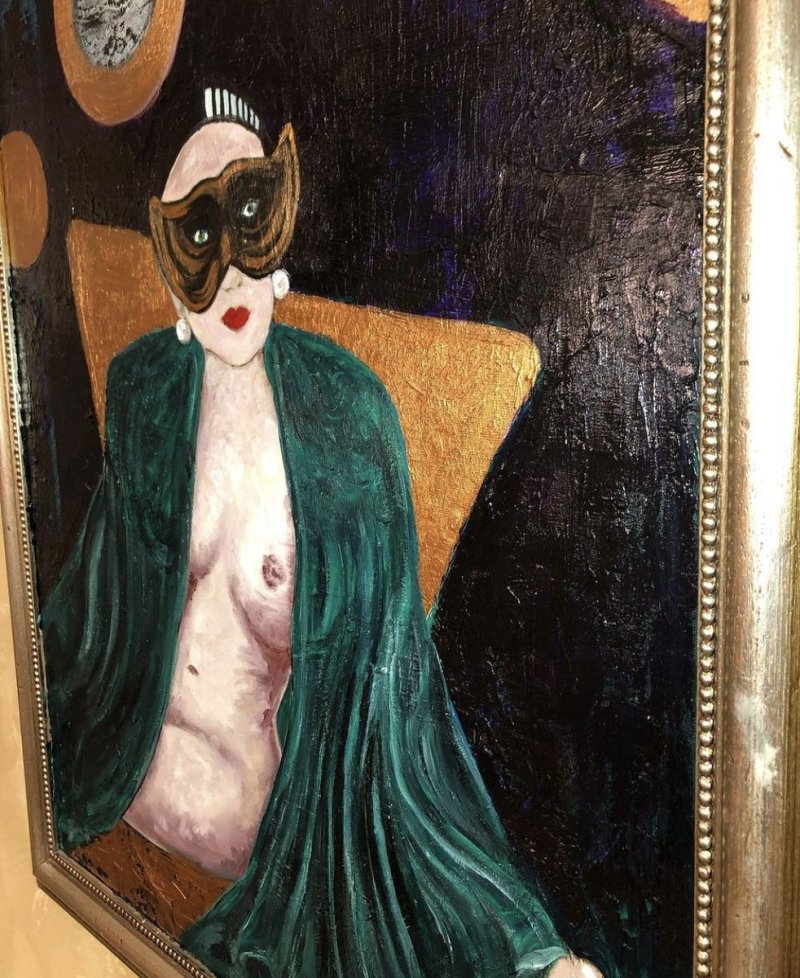 Woman, Painting Mitic Tatjana Artico