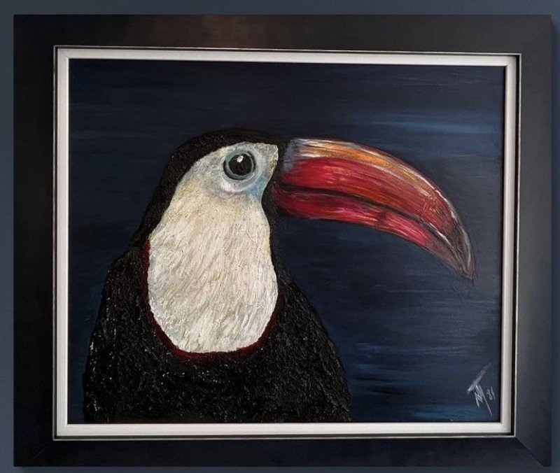 Toucan, Painting Mitic Tatjana Artico