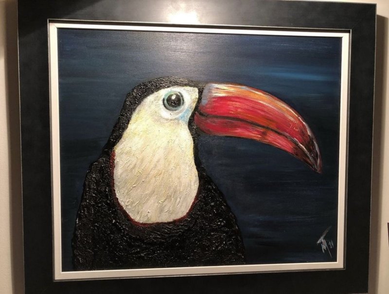 Toucan, Painting Mitic Tatjana Artico