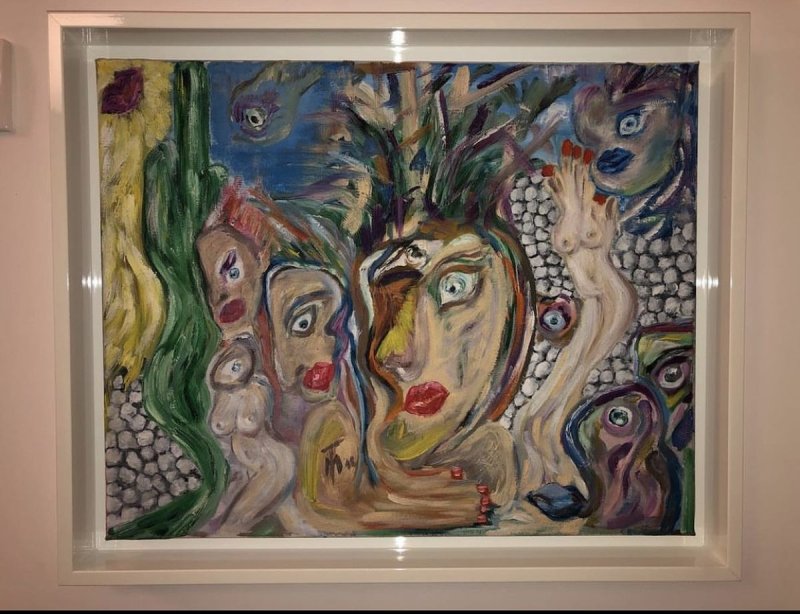 Crazy head, Painting Mitic Tatjana Artico