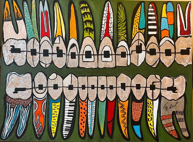 Zubi, Painting Mitic Tatjana Artico