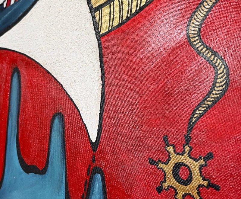 Wind in back, Painting Mitic Tatjana Artico