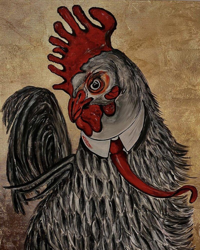 Gallo, Painting Mitic Tatjana Artico