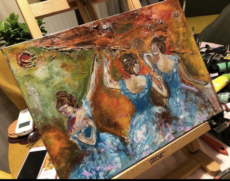 Ballerinas, Painting Mitic Tatjana Artico