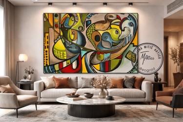 Connection, Painting Mitic Tatjana Artico