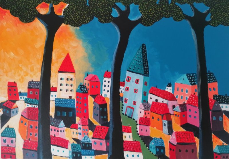 Morning IV, Painting Leo Barkarola