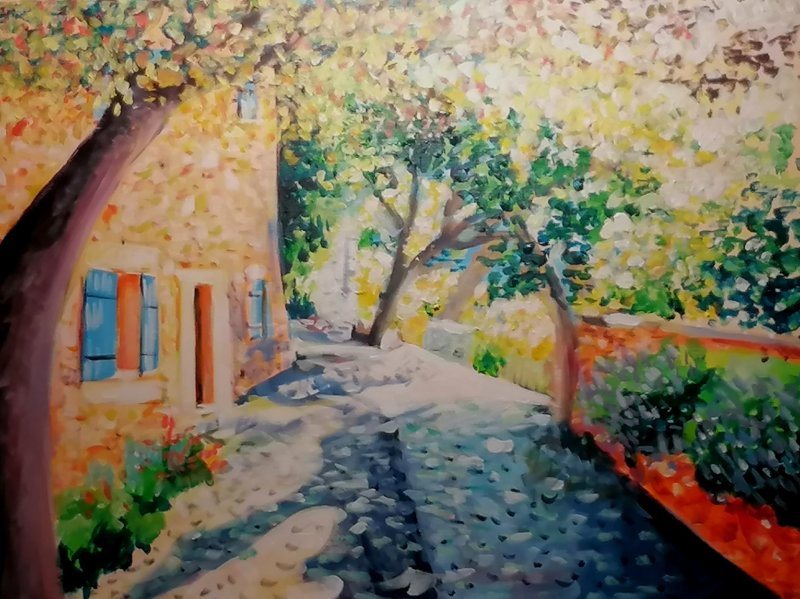 Shine, Painting Leo Barkarola