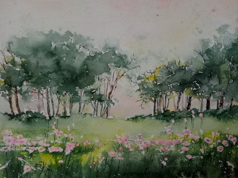 Prolece stize, Painting Janković Olga