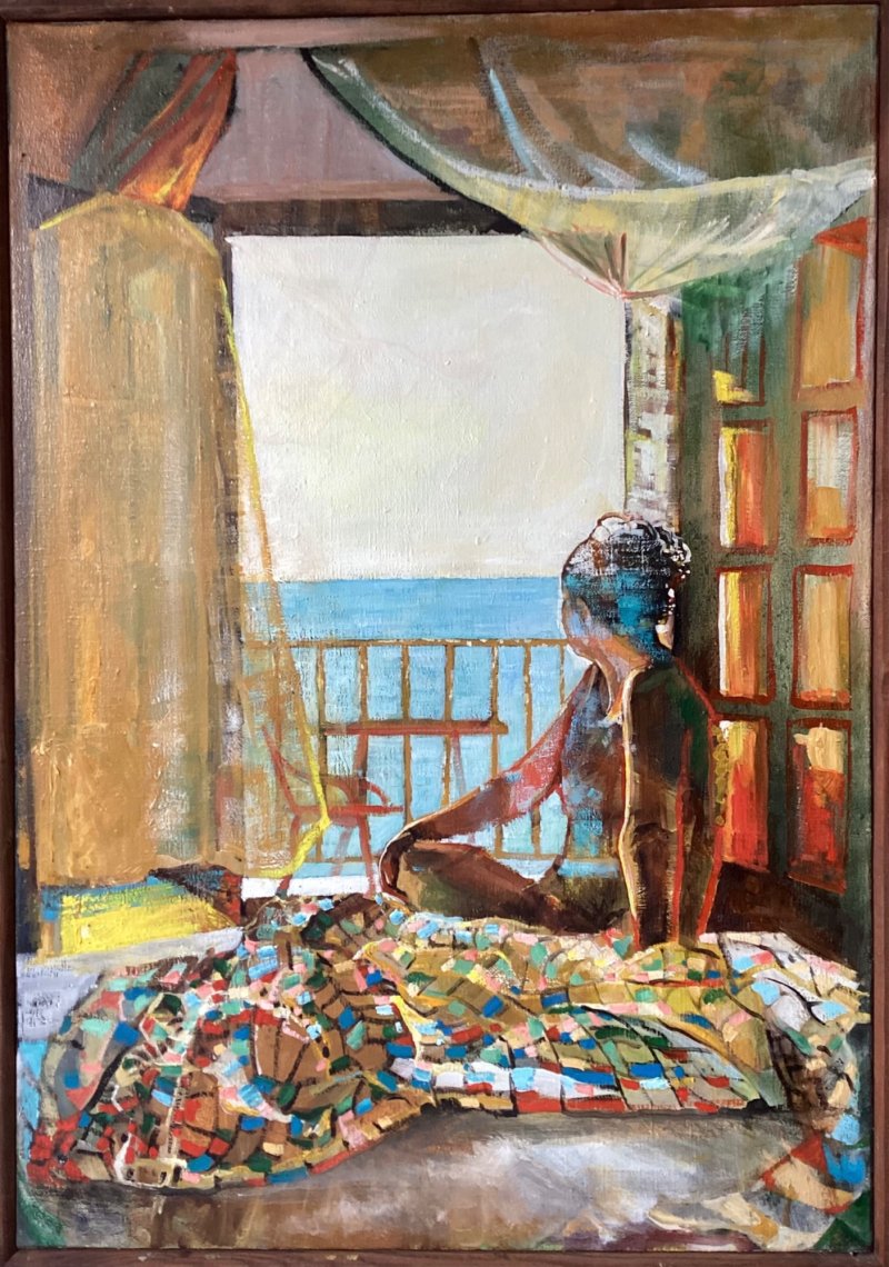 The view, Pilion, Painting Jevremovic Svetlana