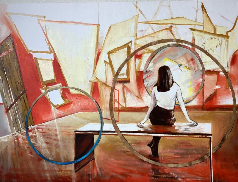 In the gallery, Painting Jevremovic Svetlana
