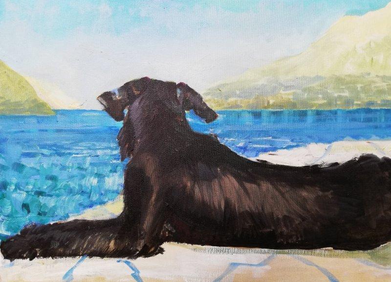 That’s my dog, Painting Jevremovic Svetlana