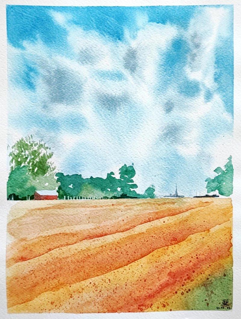 Žitno polje, Painting Dejan Živković