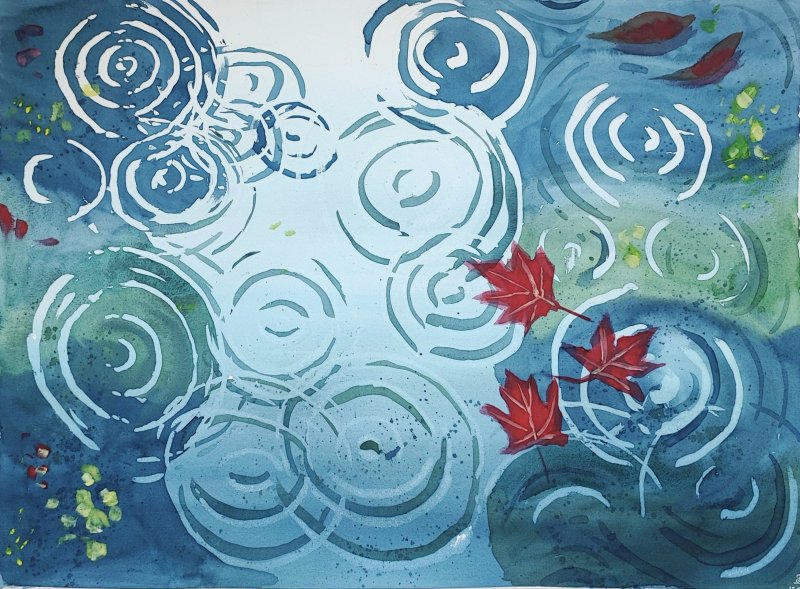 Big Rain, Painting Dejan Živković