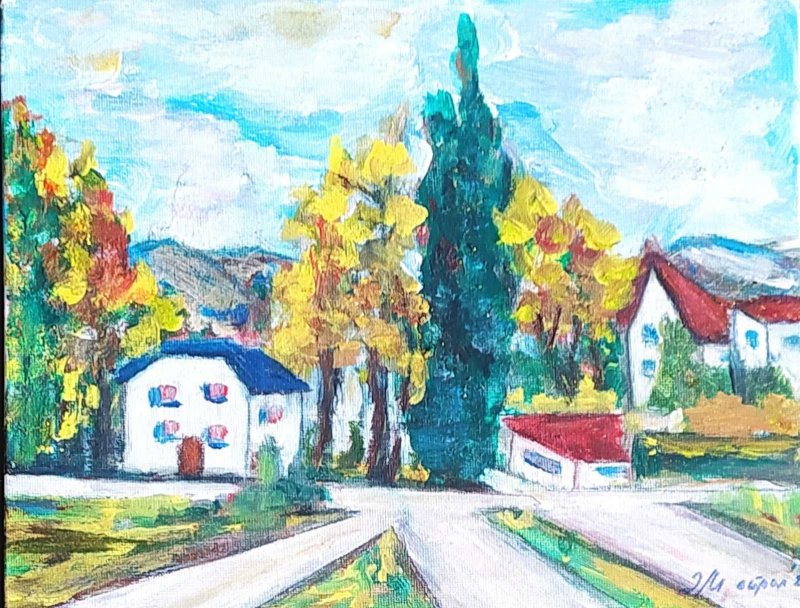 Crossing , Painting Markovic Dragana