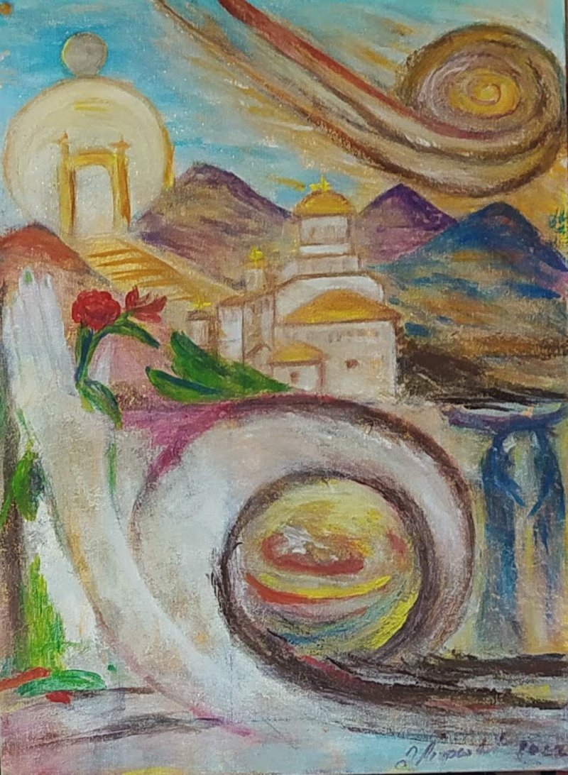 Prayer , Painting Markovic Dragana