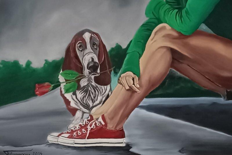 Veran prijatel, Painting Pero Shutinoski