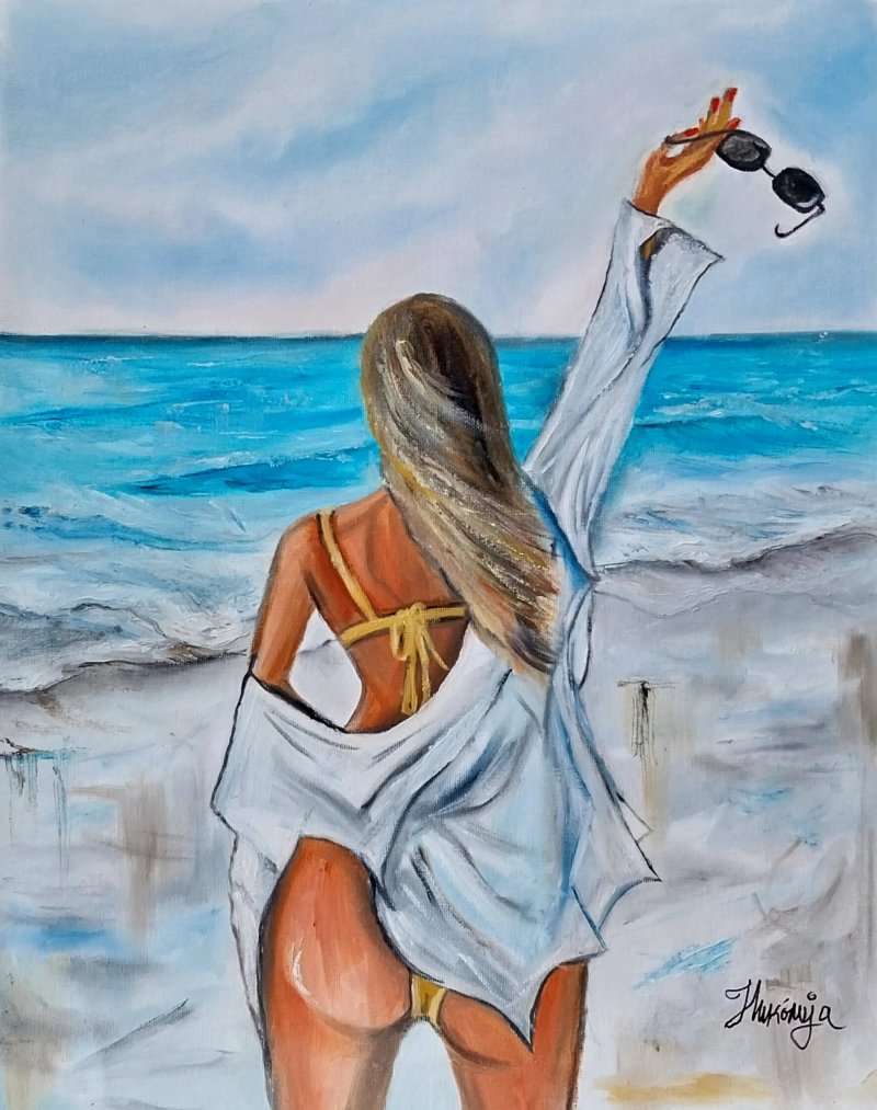 Summer vibes, Painting Ninitaa m