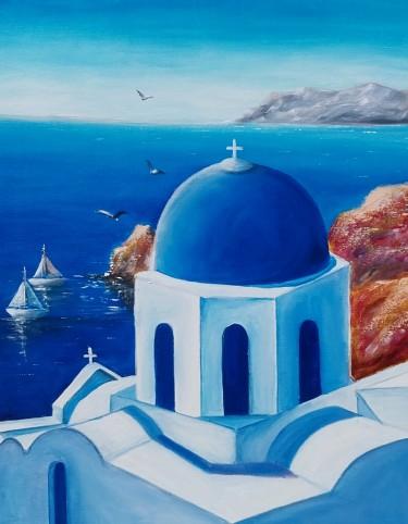 In Room: Santorini