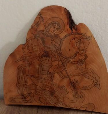 Saint George slays the dragon