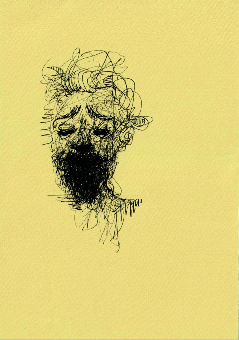 Do not bite your tongue, Drawing Maja Vasović