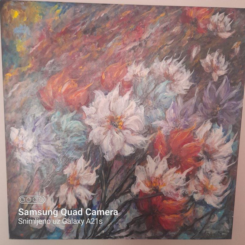 The play of flowers in the wind, Painting Gordana Todorović