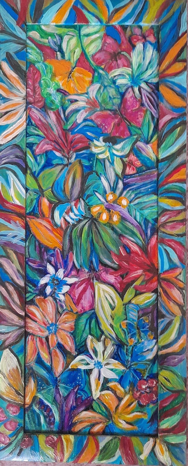 Tropical Plants, Painting Gordana Todorović