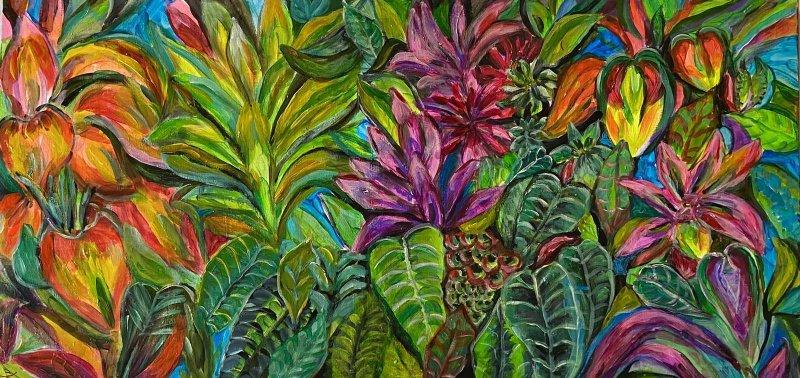 Tropical  Paradise, Painting Gordana Todorović
