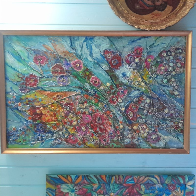 Flower Branch, Painting Gordana Todorović