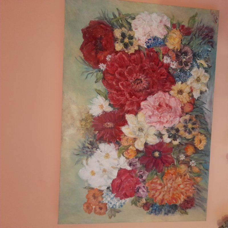 The Beauty of flowers, Painting Gordana Todorović