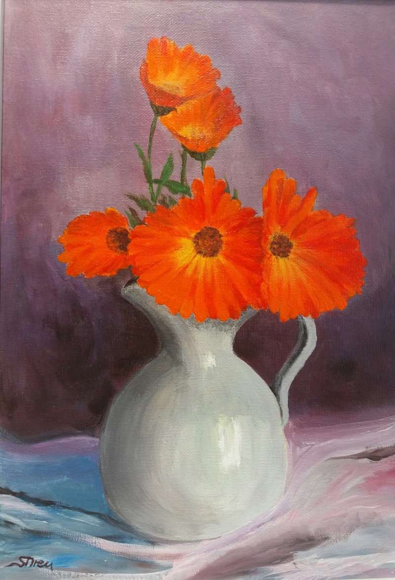 From my garden, Painting Iren Sefcic Takac