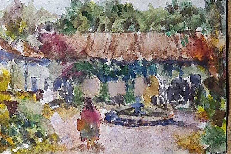 Hacienda, Painting Nelson Chale Cuéllar
