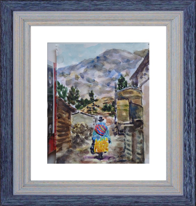 Andes 2, Painting Nelson Chale Cuéllar