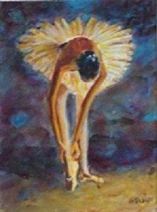 Dancer, Painting Nelson Chale Cuéllar