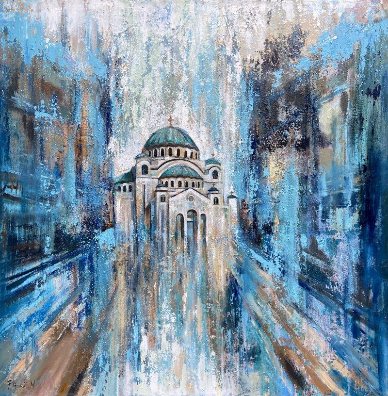 Church of Saint Sava, Painting Nina Pljakić