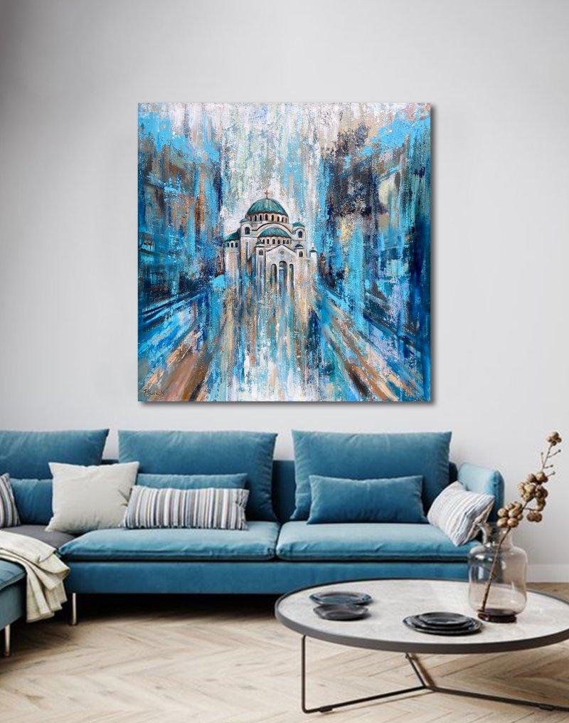 Church of Saint Sava, Painting Nina Pljakić