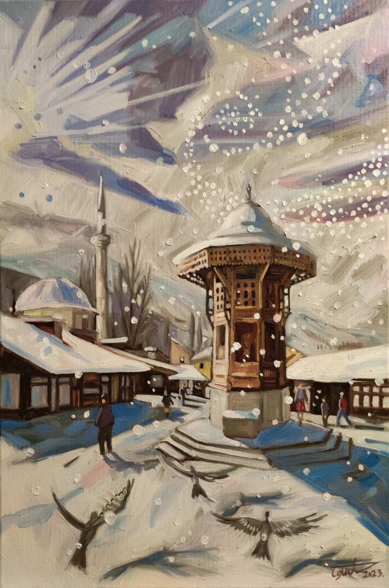 Baščaršija, Painting Borko Golić