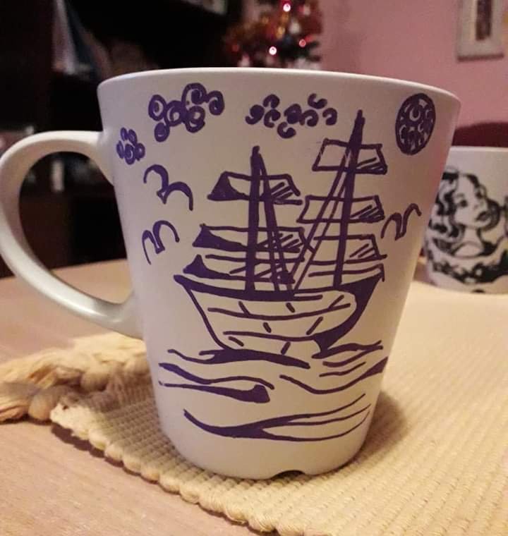 A cup, Handicraft Dragana Ercegovcevic