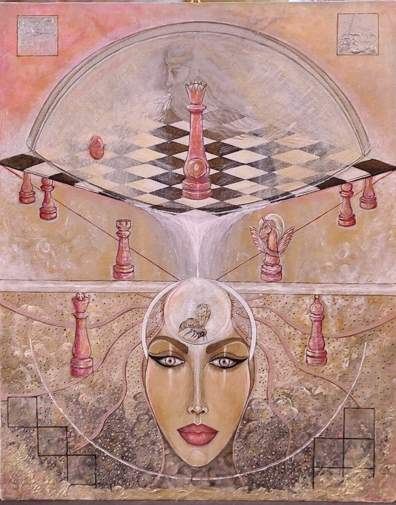 Dancing Realities, Painting Sanja Simovic (Art Tantrum)