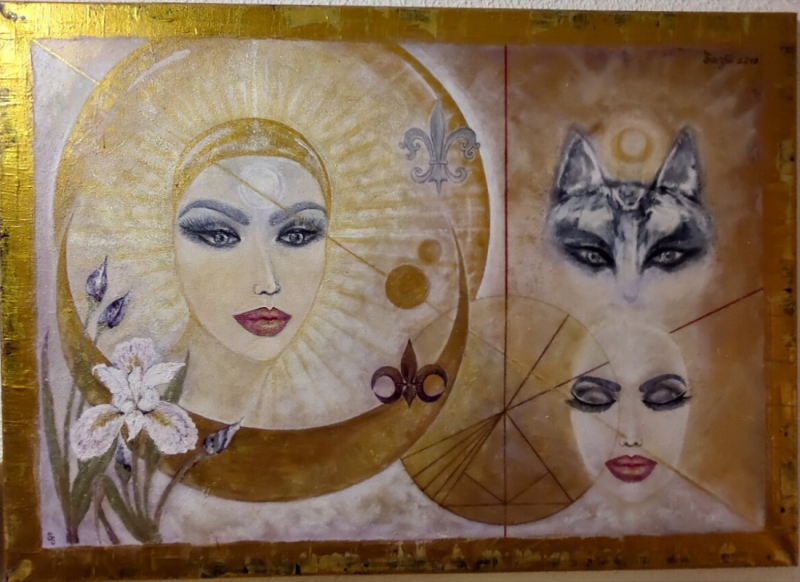 Iris, Painting Sanja Simovic (Art Tantrum)