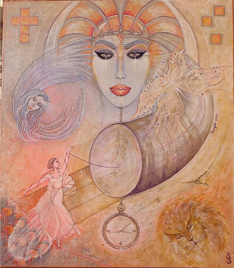 Existence, Painting Sanja Simovic (Art Tantrum)