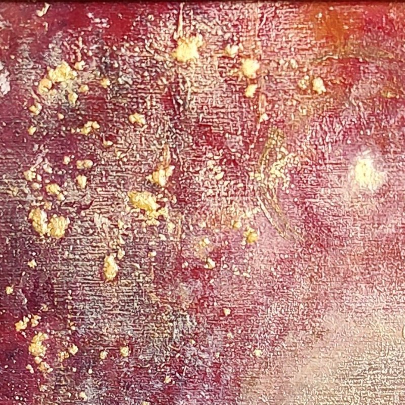 Blooming Scarlet, Painting Sanja Simovic (Art Tantrum)