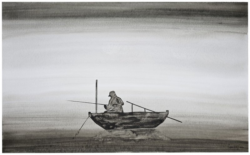 JUTRO NA RECI 1, Painting Danijela Cverdelj