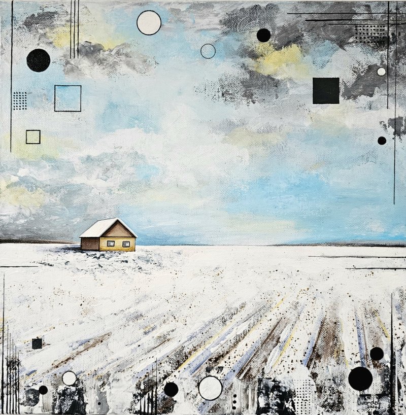 ZIMSKO PROSTRANSTVO, Painting Danijela Cverdelj