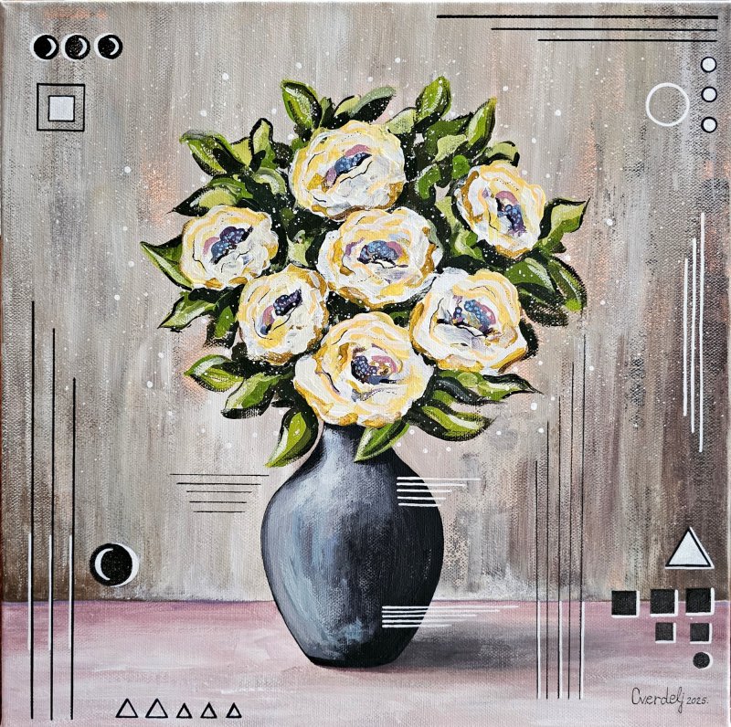 HARMONY OF FORMS, Painting Danijela Cverdelj