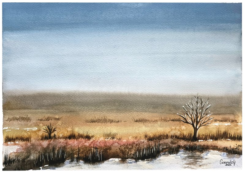 PRED PRVI SNEG, Painting Danijela Cverdelj