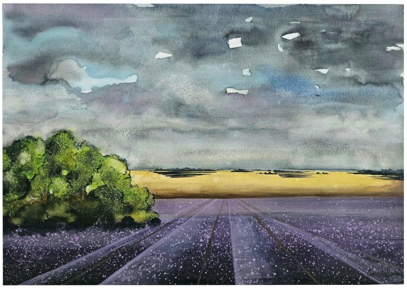 PRED OLUJU, Painting Danijela Cverdelj